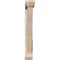 Ekena Millwork Traditional Slat Smooth Bracket w/ Offset Brace, Douglas Fir, 5 1/2"W x 36"D x 40"H BKT0604X36X40TRA06SDF - alternate 3